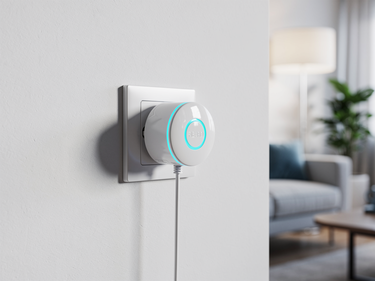 Fibaro Wall Plug kompakte Z-Wave Steckdose mit präziser Energieverbrauchsmessung im Alltag