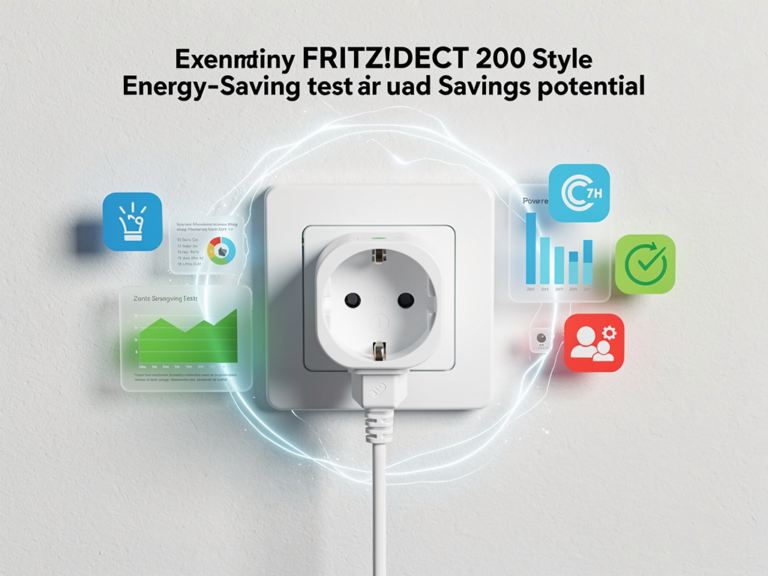 FRITZ!DECT 200 Test zeigt wie die smarte Steckdose echtes Sparpotenzial bietet FRITZ!DECT 200 smarte Steckdose misst Stromverbrauch präzise und spart Energie