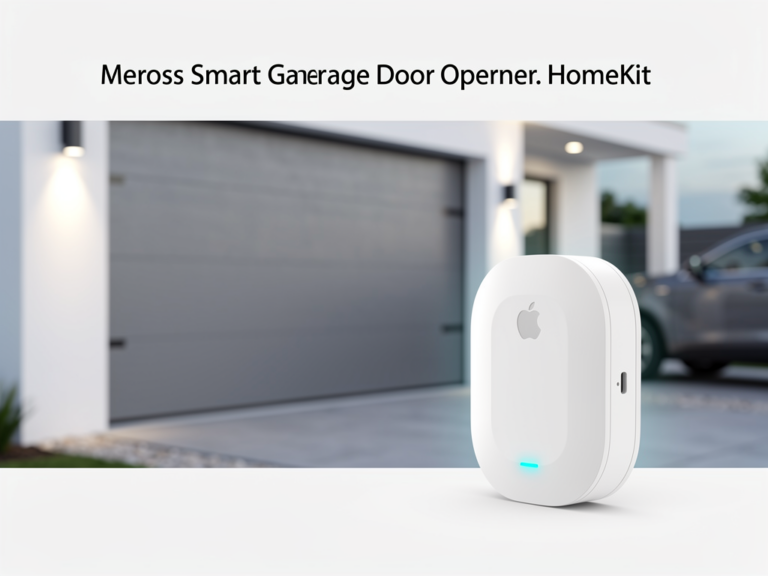 Meross Garagentoröffner in HomeKit gesteuerte smarte Garagentorsteuerung mit WLAN