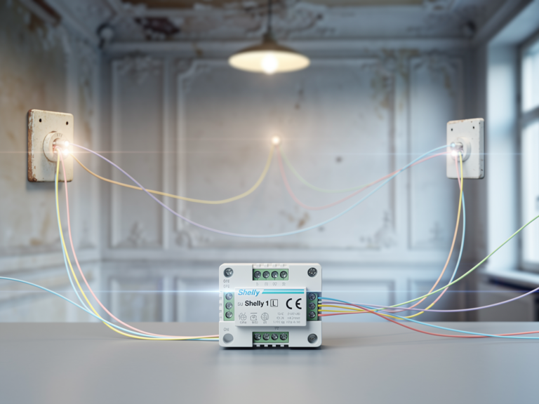 Shelly 1L Test in Altbauwohnungen ohne Neutralleiter praktische Installation und Nutzung