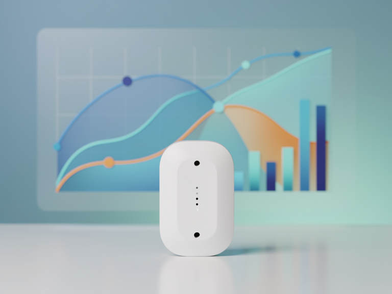 Shelly H&T Gen3 Sensor mit E-Ink-Display misst präzise Temperatur und Luftfeuchtigkeit