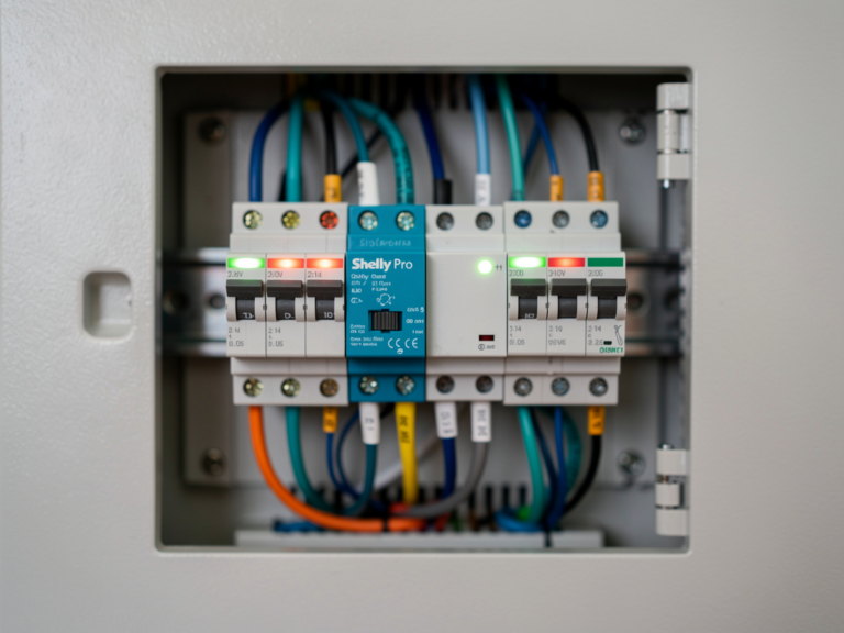 Shelly Pro 2 Doppelrelais im Schaltkasten installiert für Praxistest und Erfahrungen