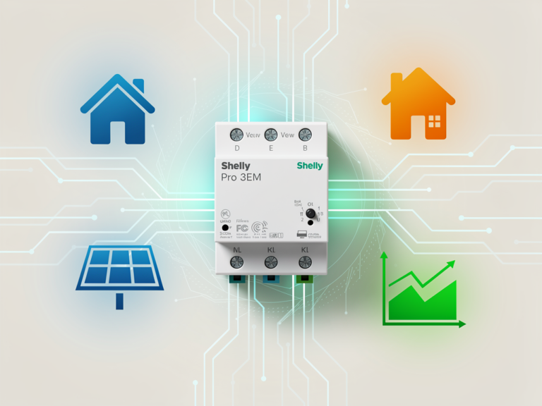 Shelly Pro 3EM im Praxistest für intelligentes mehrphasiges Energiemanagement