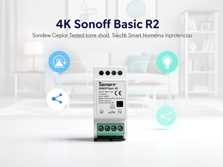 Sonoff Basic R2 WLAN-Schalter im Praxiseinsatz für smartes Zuhause