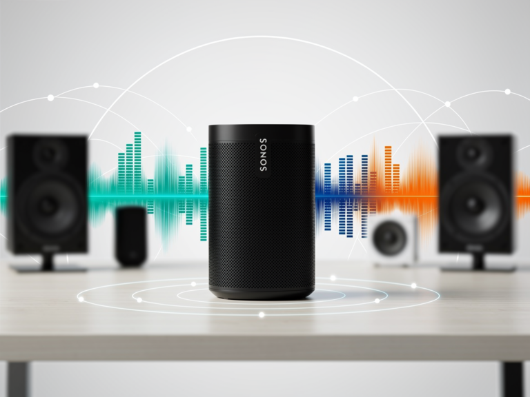 Sonos Era 100 Lautsprecher kompakt mit hochwertigem Klang und smarten Funktionen
