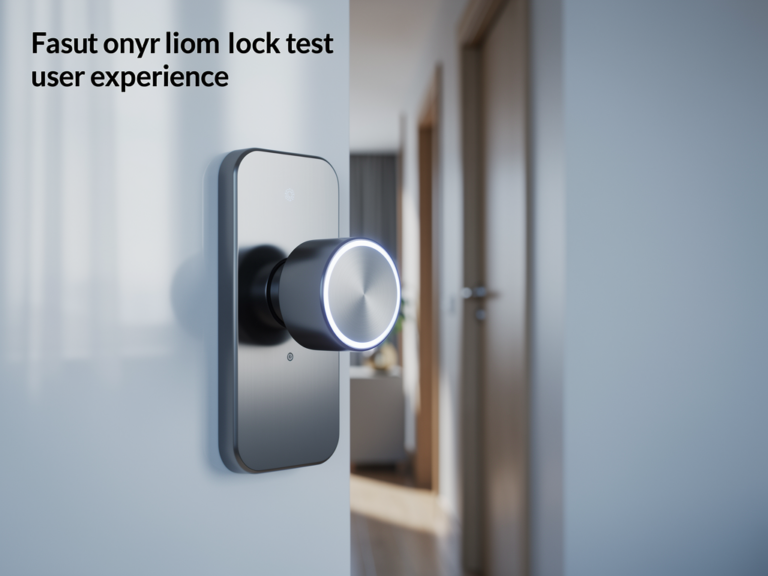 Yale Linus Test Erfahrungsbericht zum modernen Smart Lock für Zuhause Yale Linus Smart Lock am Hauseingang montiert für einfache smarte Sicherheit