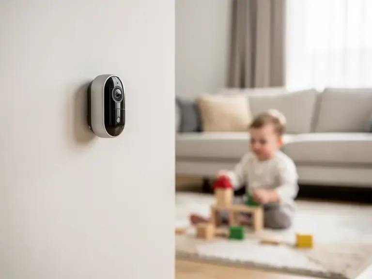 Smart Home Kindersicherheit: So schützen Sie Ihre Kleinen zu Hause Smart Home Kindersicherheit mit Überwachungskameras und smarten Alarmsystemen
