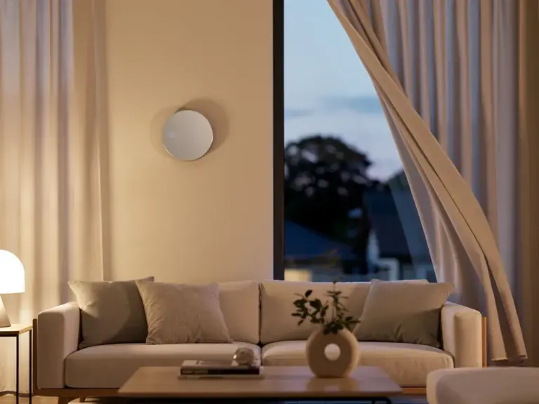 Smart Home Trends 2025: Diese Technologien verändern unser Zuhause Bild eines modernen Smart Homes mit zentralisierten Technologien und intelligenter Steuerung